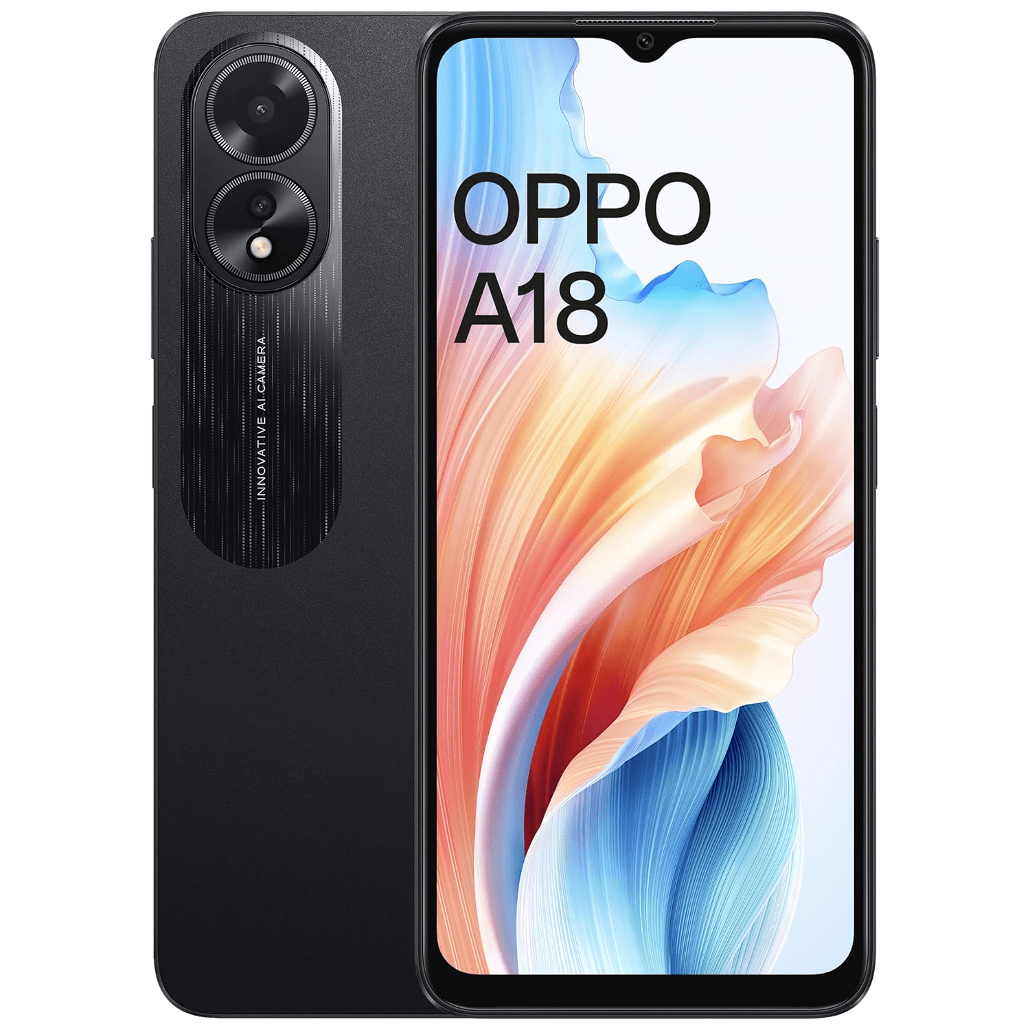Buy Oppo A18 (4GB, 64GB) Black - Refurbished