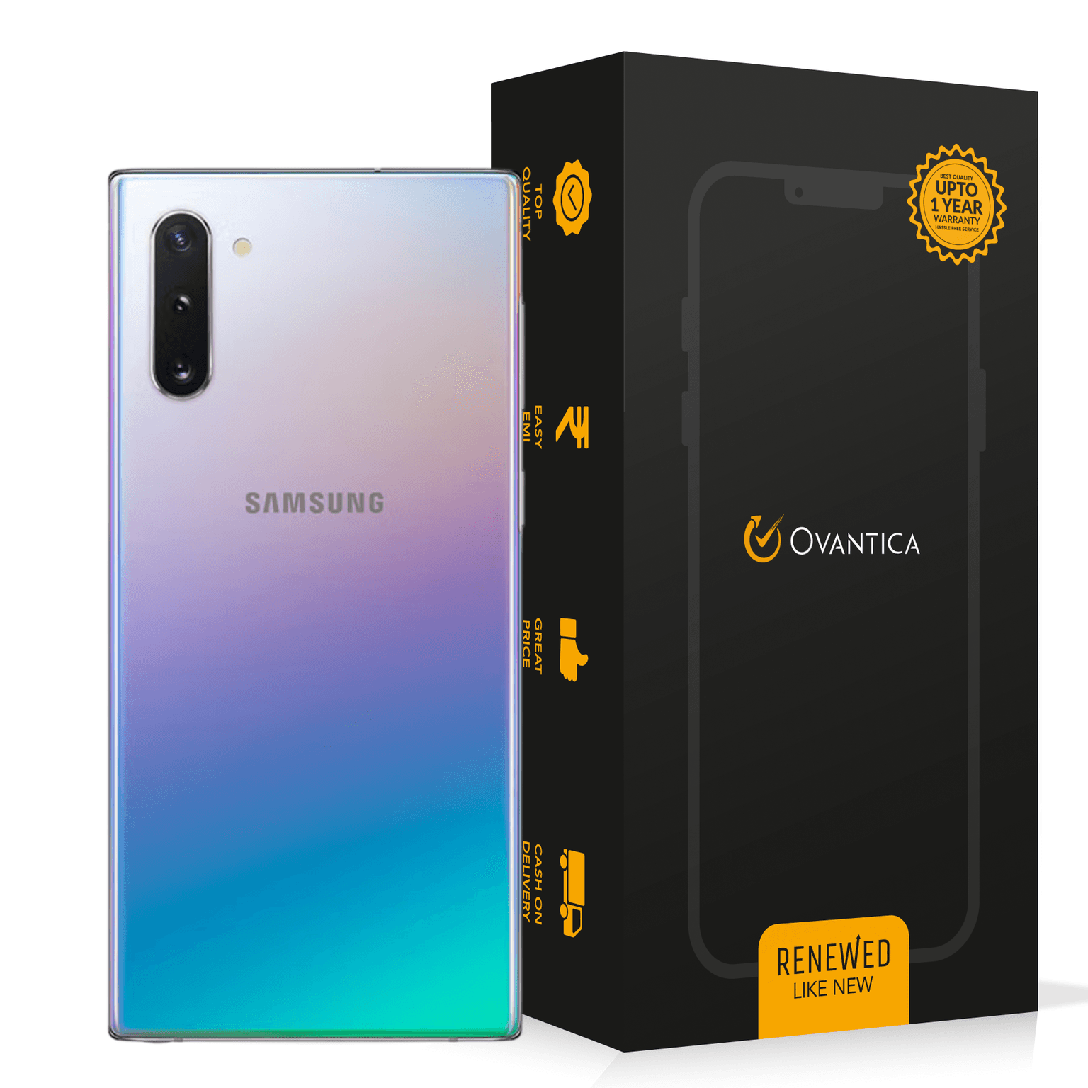 Samsung Galaxy Note 10 5G (12GB, 256GB) Aura Glow- Refurbished